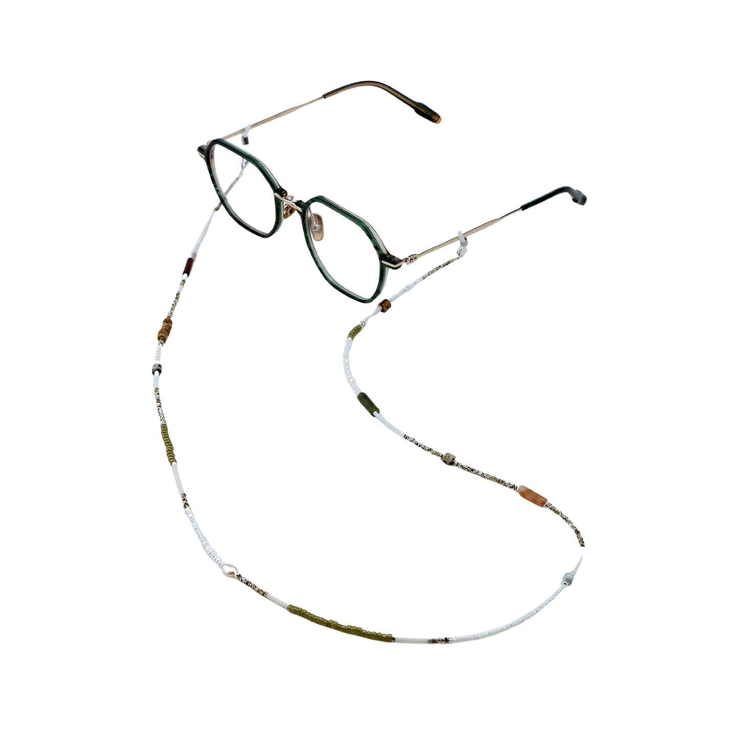 Antique Glaze Crystal Glasses Chain