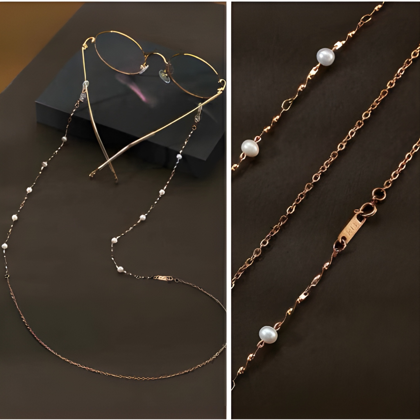 Freshwater Pearl Rose Gold Chain